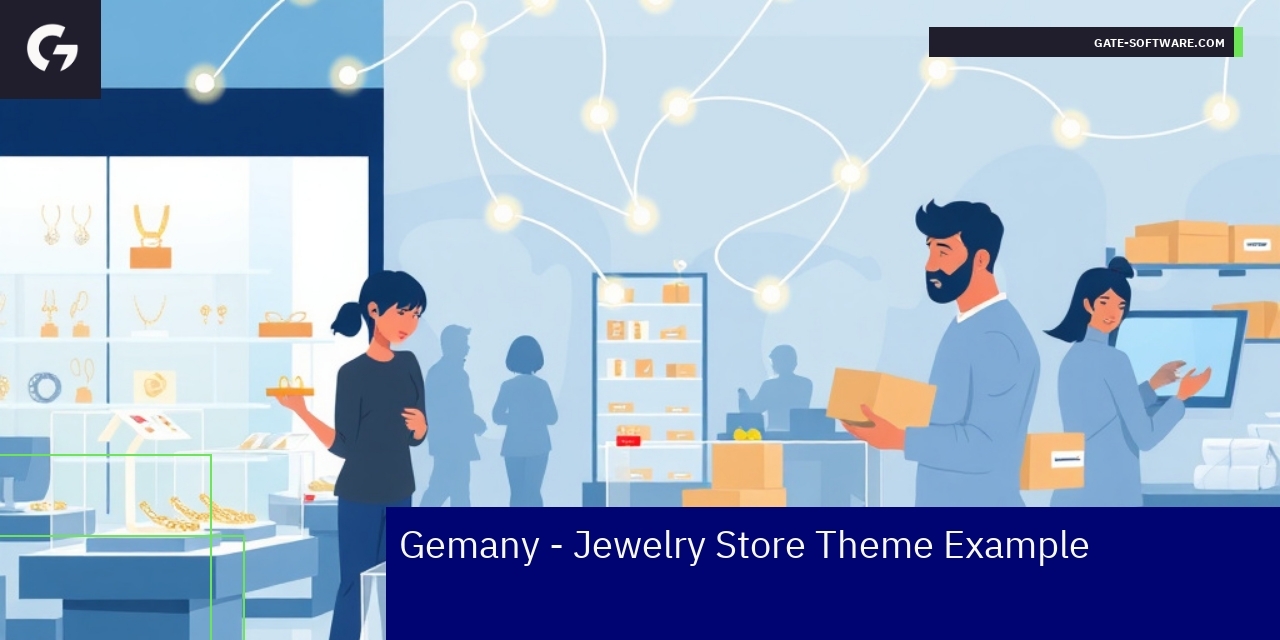 Jewelry store Magento theme interface and features