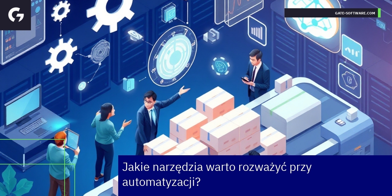 Ilustracja narzędzi automatyzacji w środowisku Magento