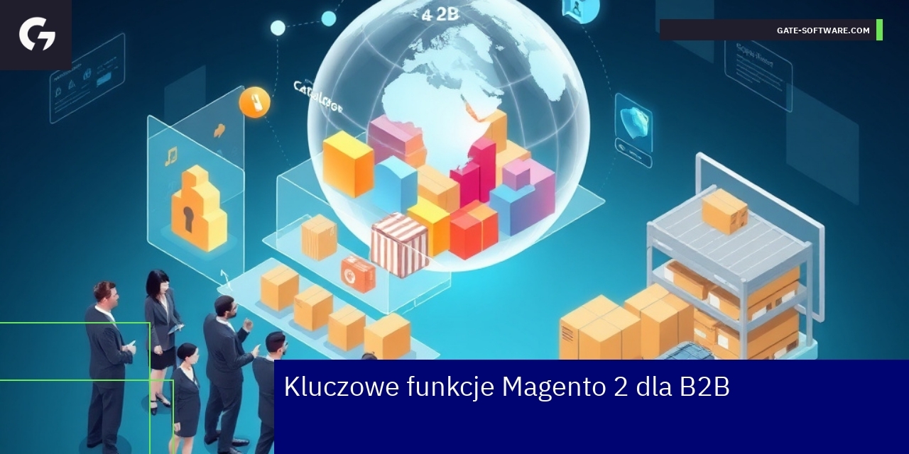 Schemat działania platformy Magento 2 dla biznesu B2B