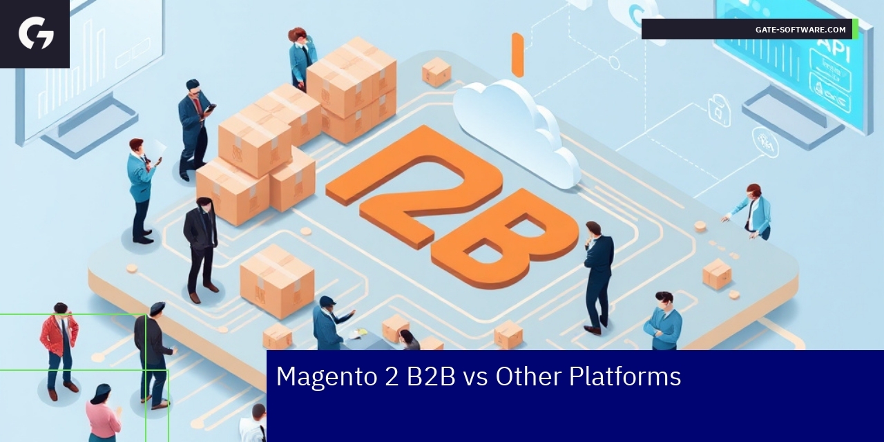 Comparison chart of B2B eCommerce platforms