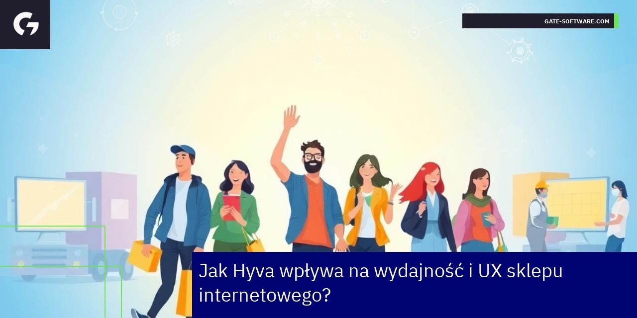 Schemat pokazujący wpływ Hyva na wydajność i UX sklepu