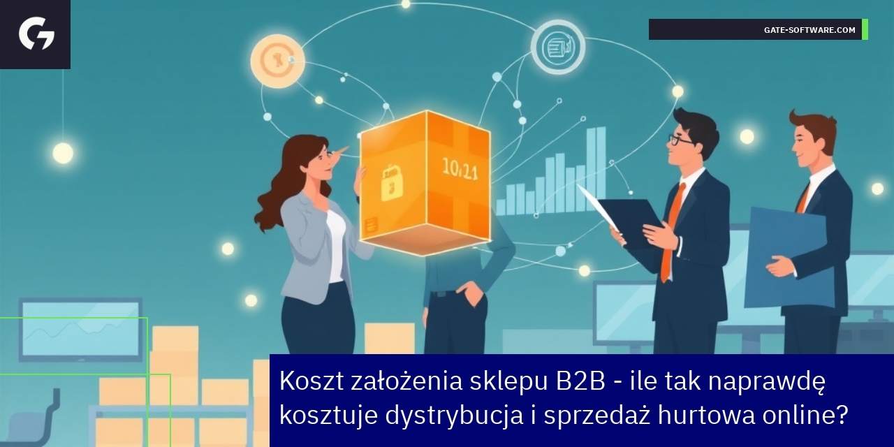 Schemat kosztów i zarządzania sklepem internetowym B2B
