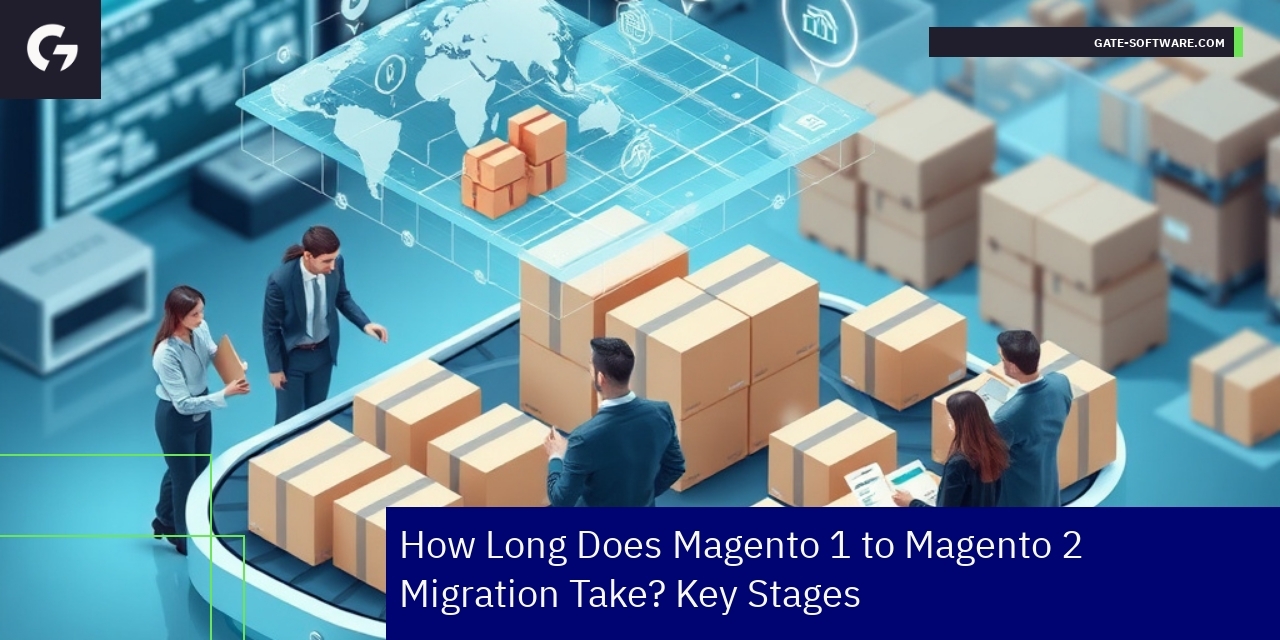 Illustration of Magento migration steps and B2B features