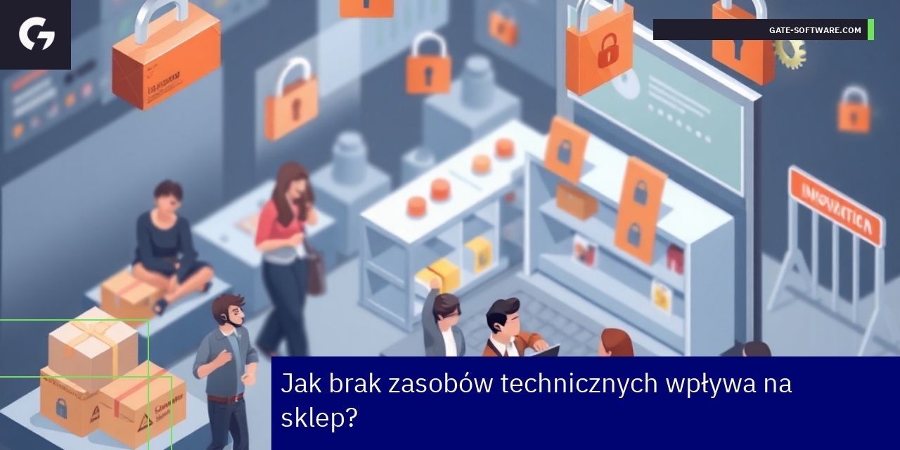 Ilustracja problemów sklepu internetowego