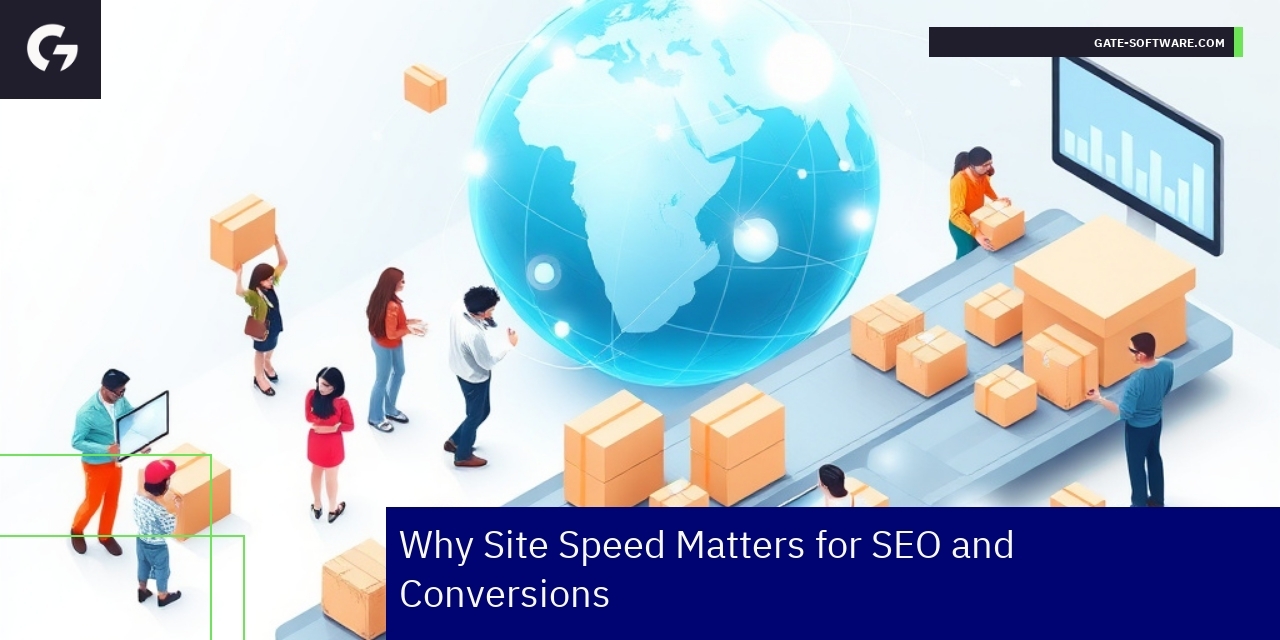 Graph showing site speed impact on SEO and sales