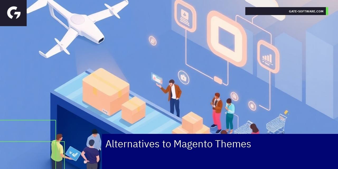 Diagram of Hyva enhancing Magento frontend performance
