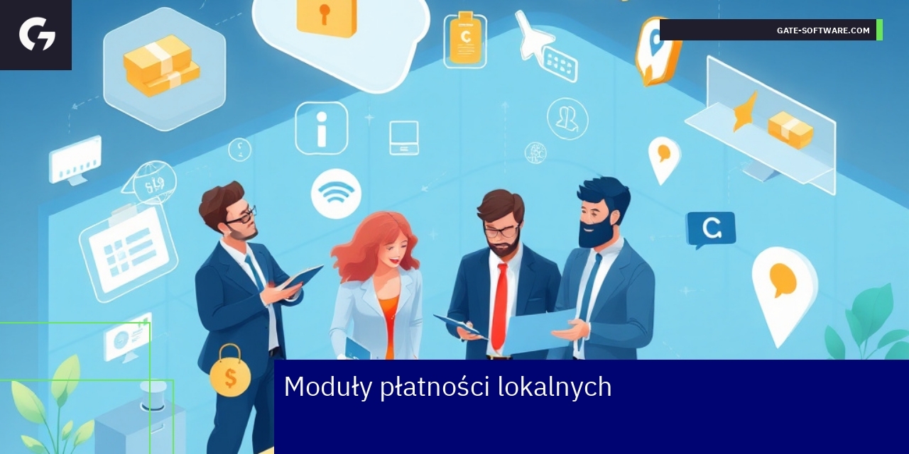 Schemat modułów płatności lokalnych w e-commerce