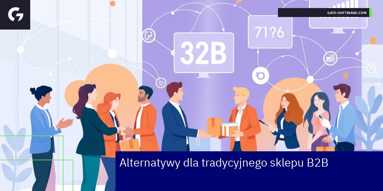 Schemat alternatywnych modeli biznesowych B2B