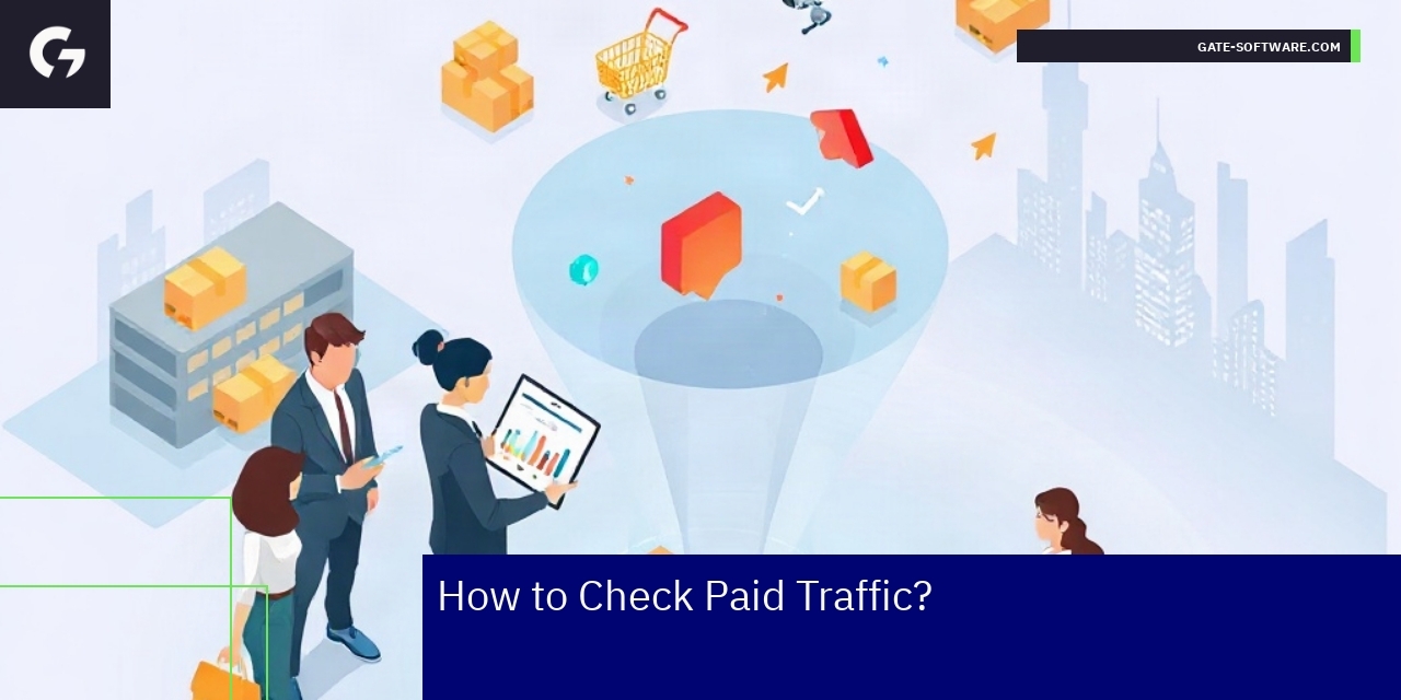 Checking Paid Traffic Metrics and Analysis Dashboard showing paid traffic analytics and reports