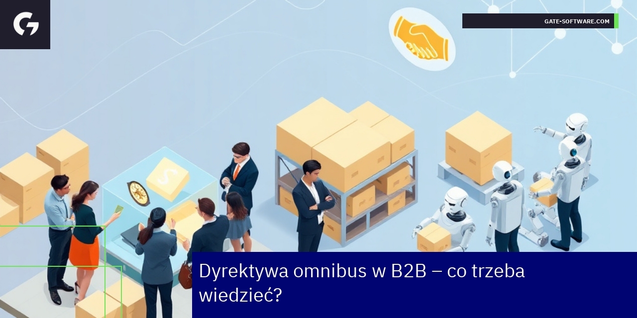 Schemat omawiający dyrektywę omnibus na rynku B2B