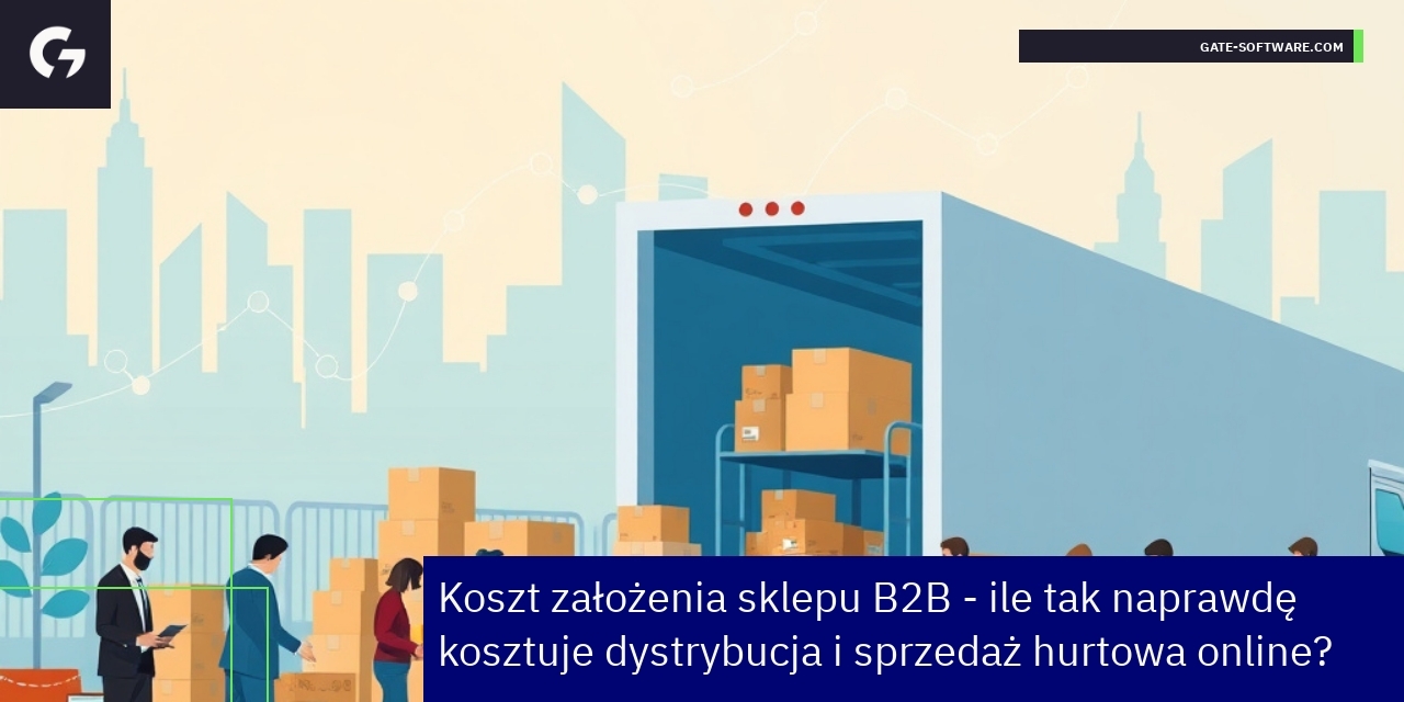 Koszty i wyzwania sklepu B2B online Schemat kosztów i logistyki sklepu B2B online
