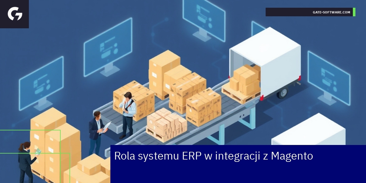 Schemat integracji ERP z platformą Magento B2B
