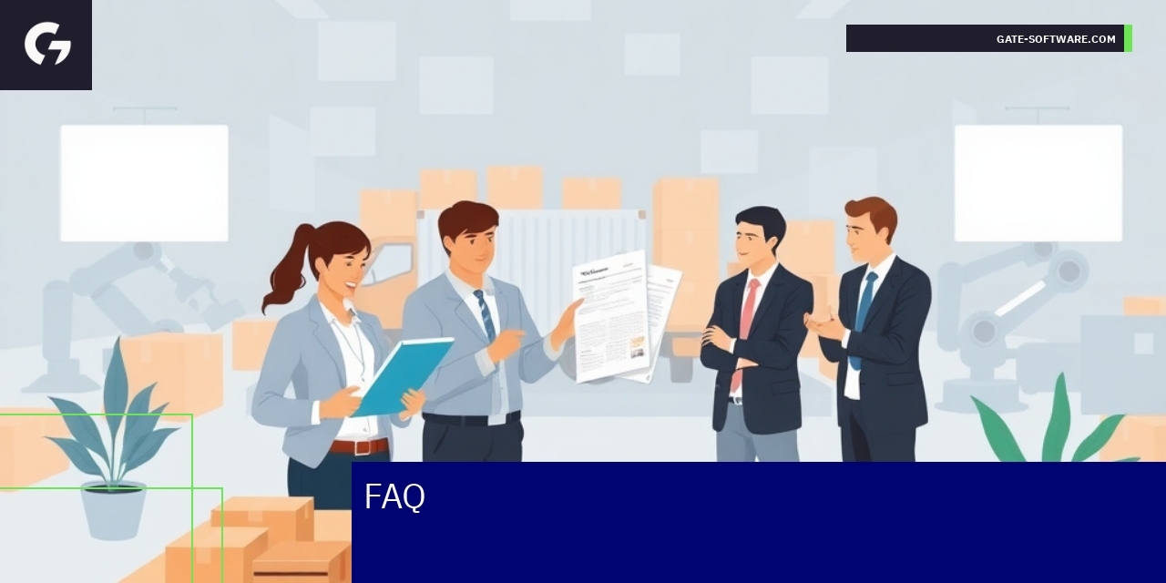 Icons representing B2B success, technology, and growth