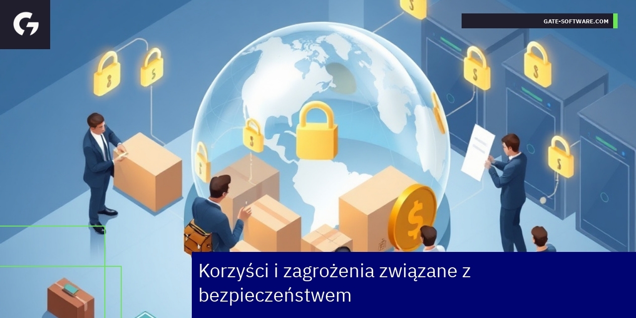 Schemat zagrożeń i korzyści bezpieczeństwa B2B