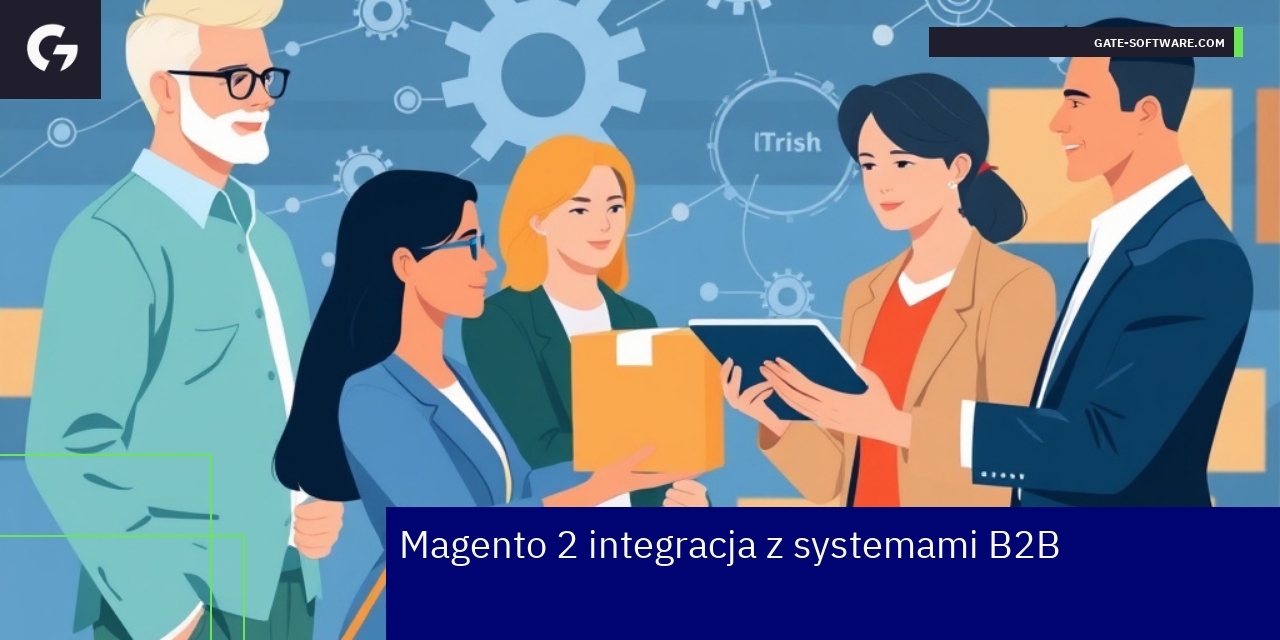 Schemat integracji Magento 2 z systemami B2B