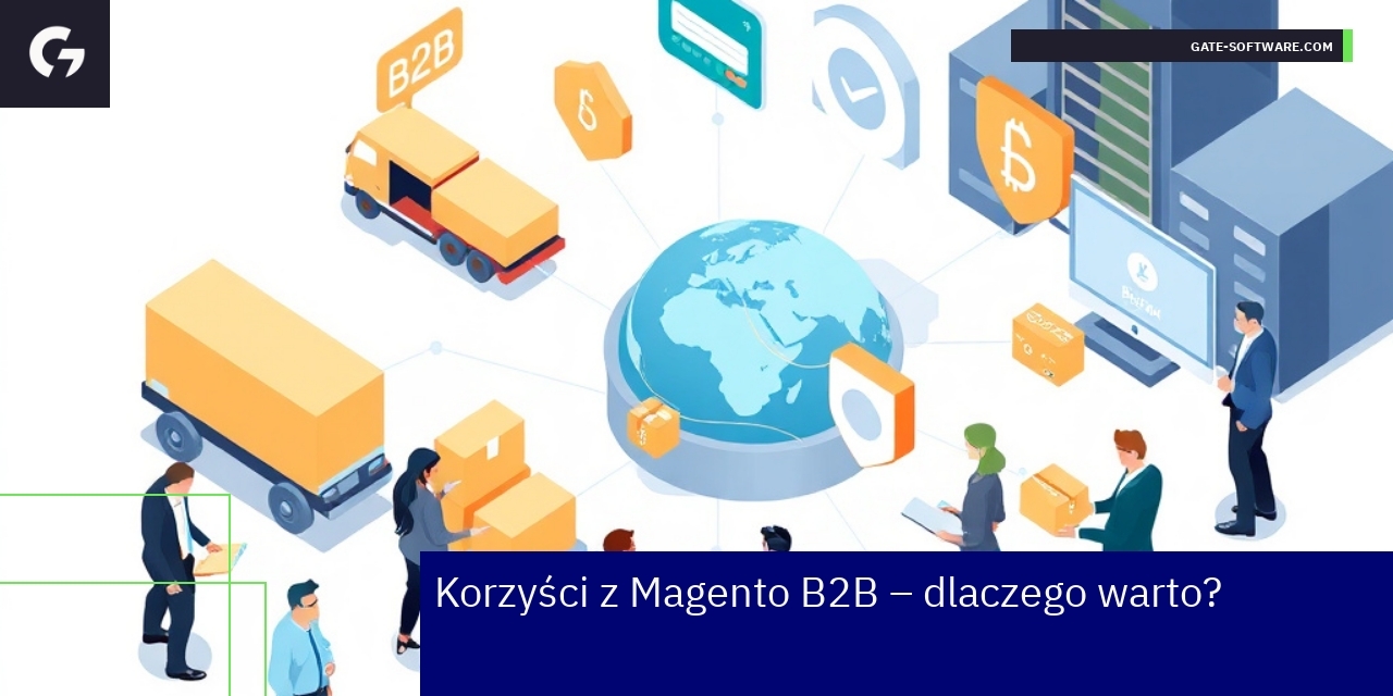 Schemat integracji platformy ecommerce Magento B2B