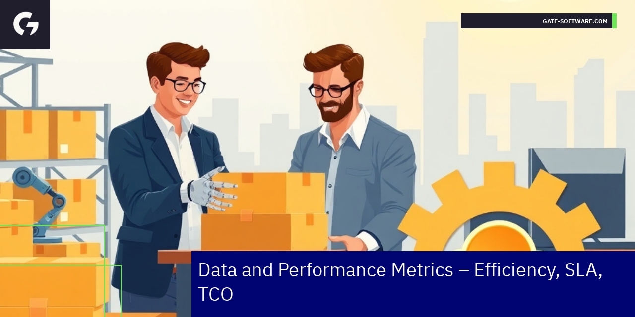 Graph showing key B2B Magento project metrics