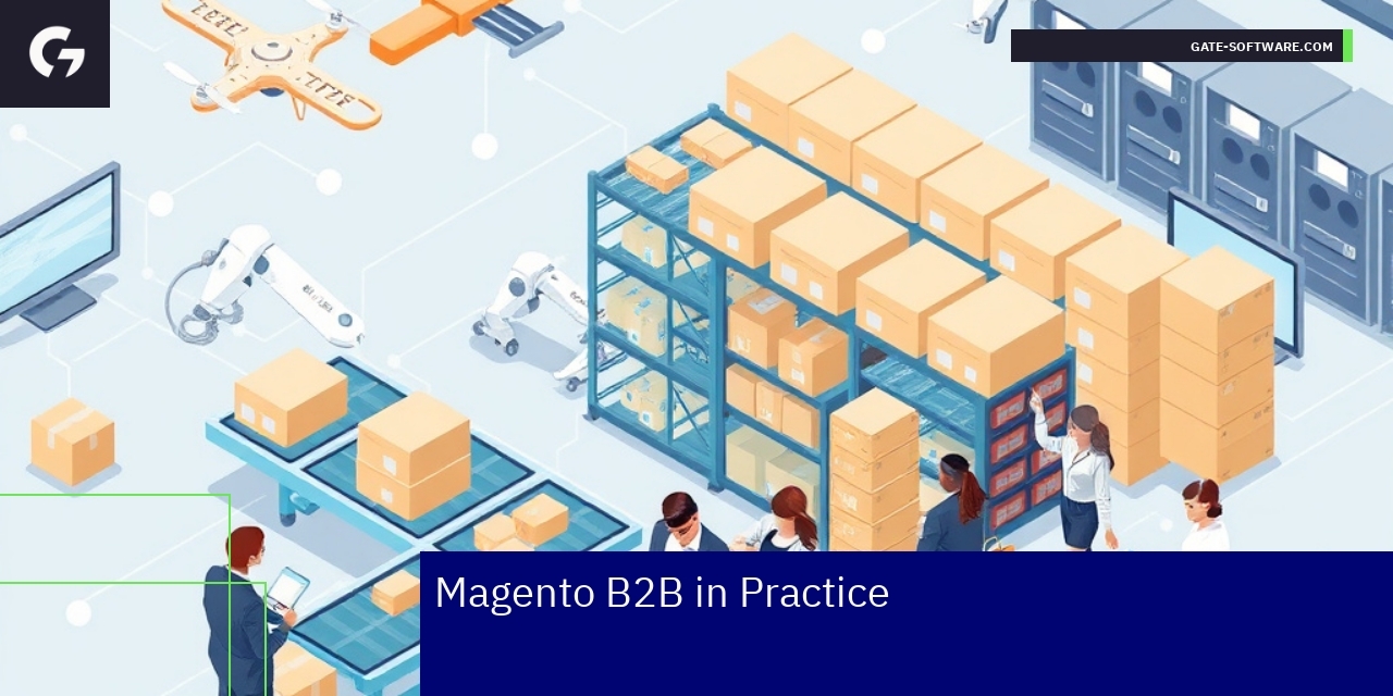 Magento B2B ecommerce automation and scalable platform