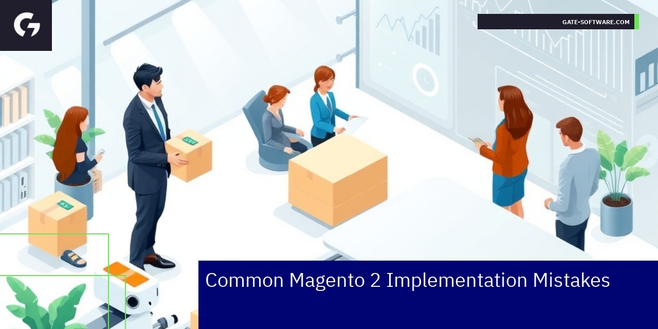 Illustration of Magento 2 B2B platform features and benefits