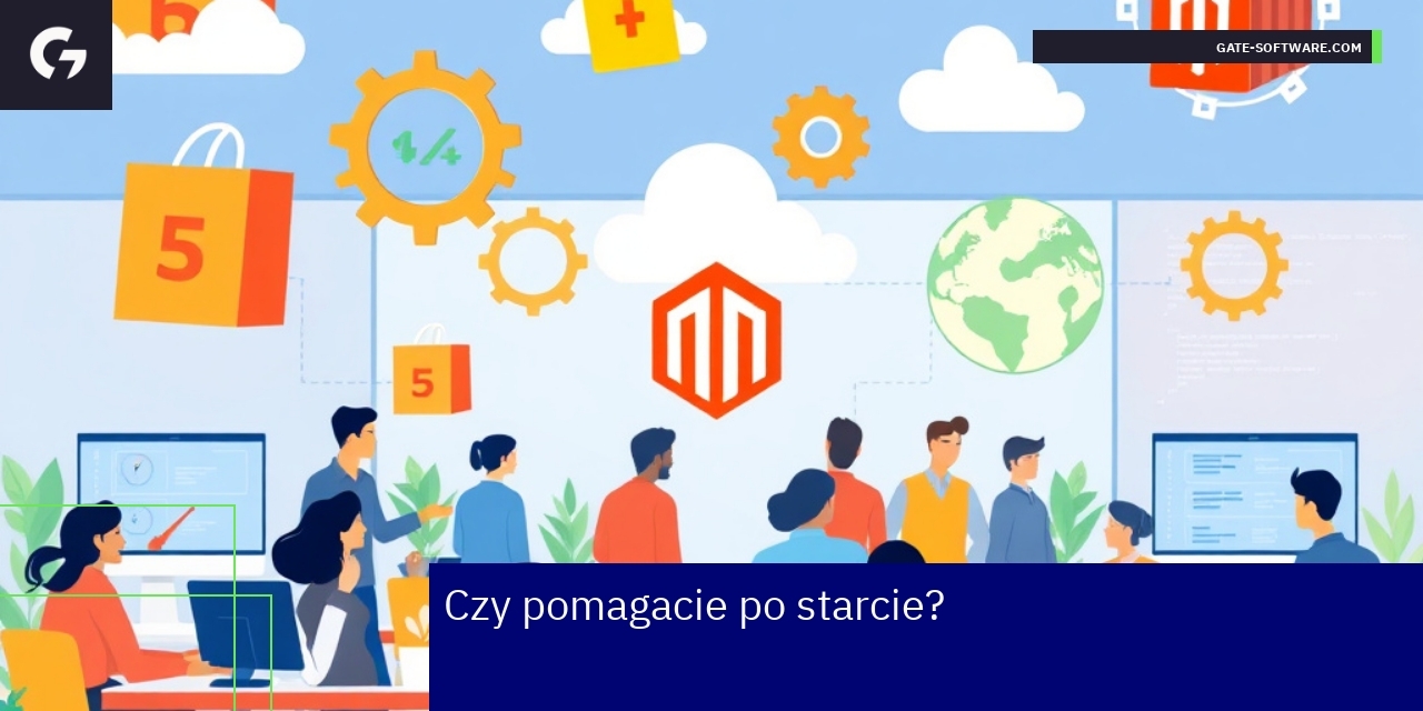 Schemat przedstawiający moduły i wsparcie Magento 2