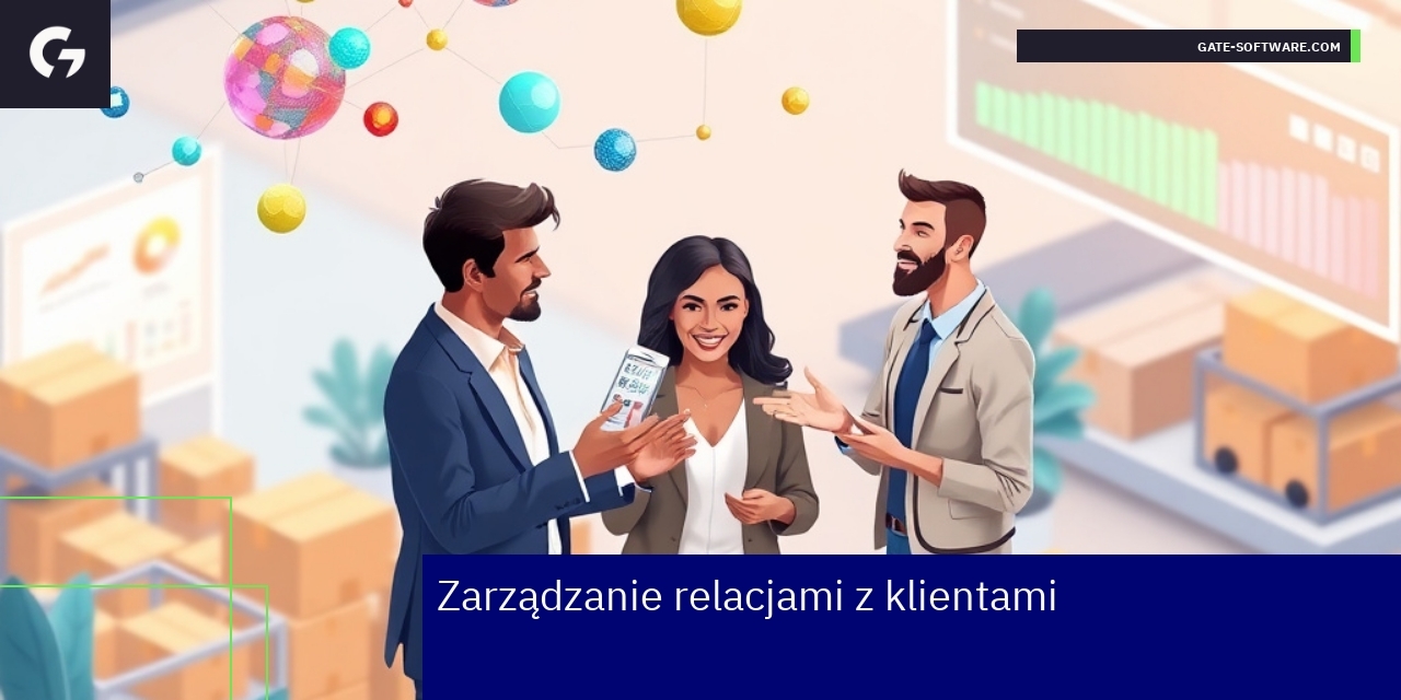 Schemat zarządzania CRM i automatyzacji B2B