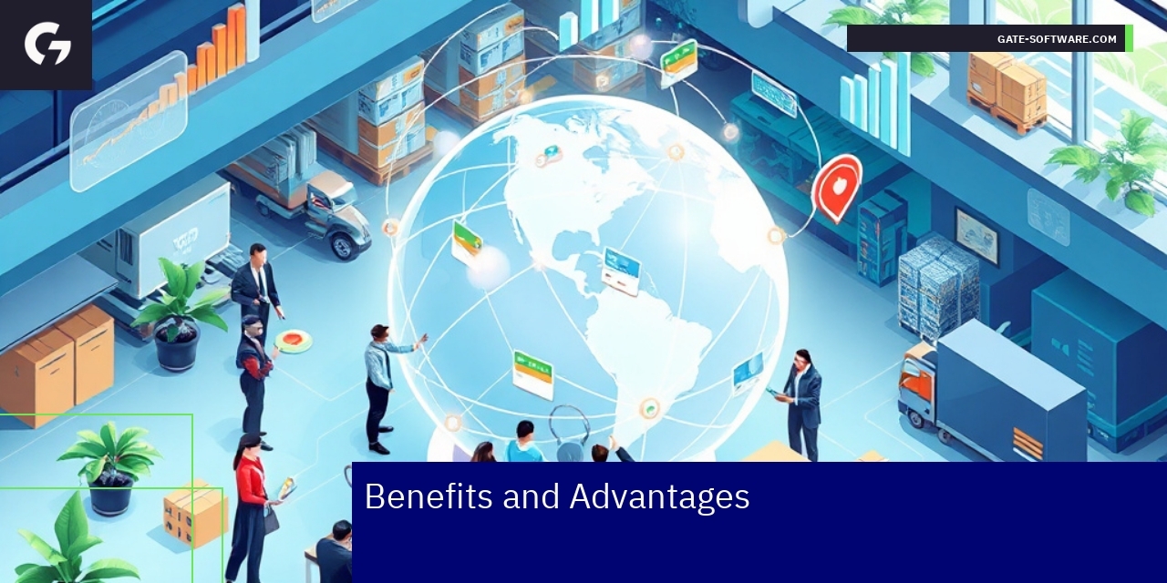 Advantages of Best B2B eCommerce Platforms Graphical representation of B2B eCommerce platform benefits