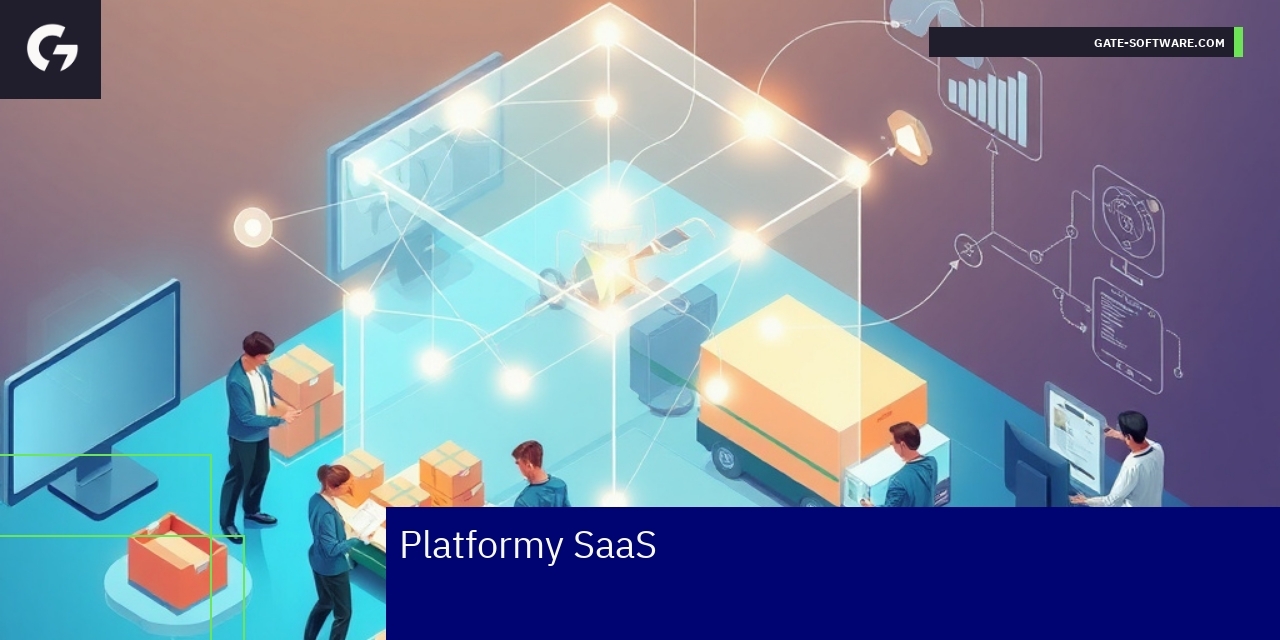 Platformy SaaS dla biznesu B2B Schemat platform SaaS dla firm B2B i ich integracja