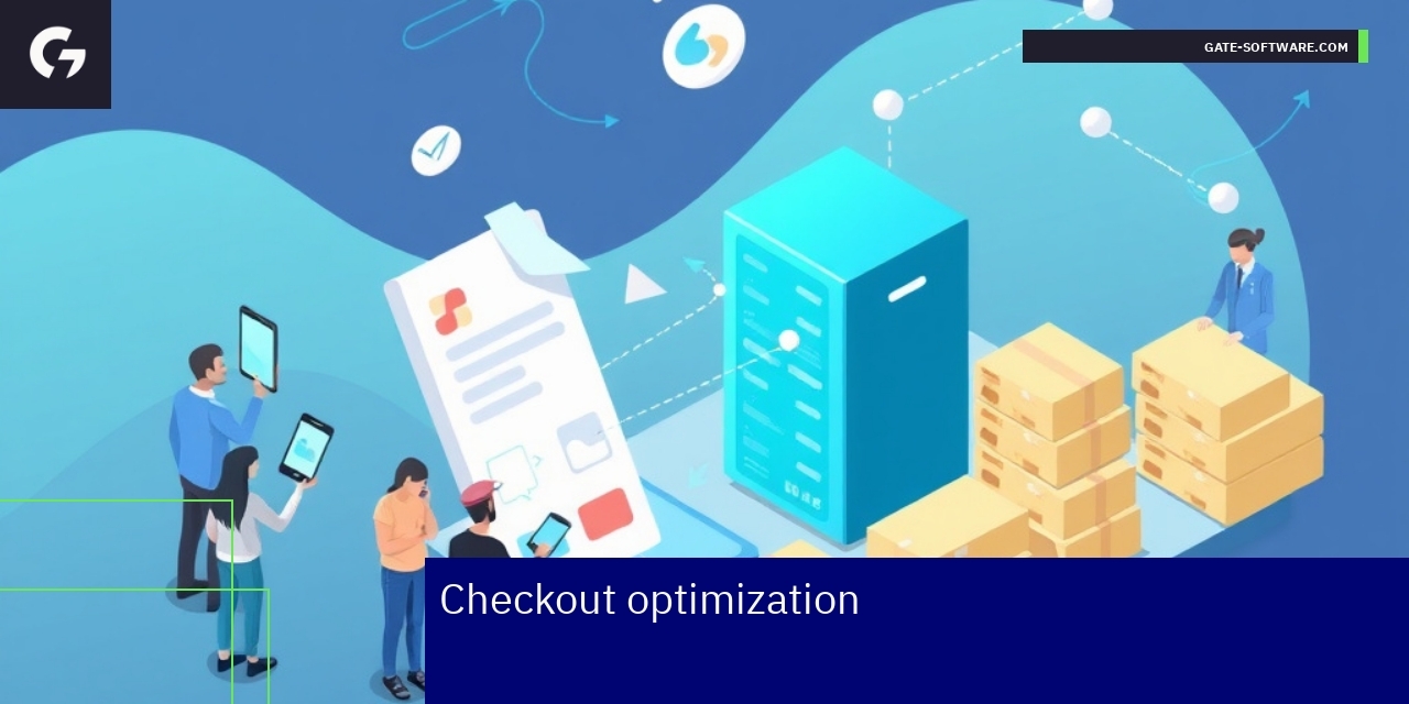 Mobile phone showing optimized checkout process