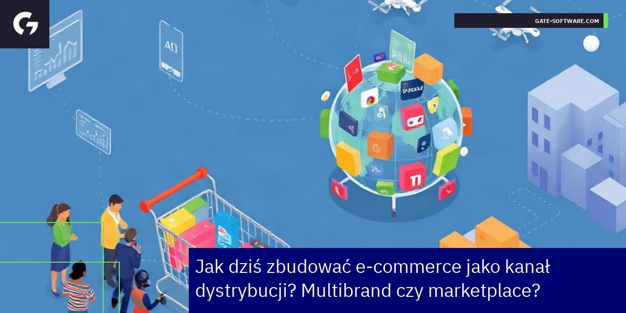 Schemat porównujący modele multibrand i marketplace