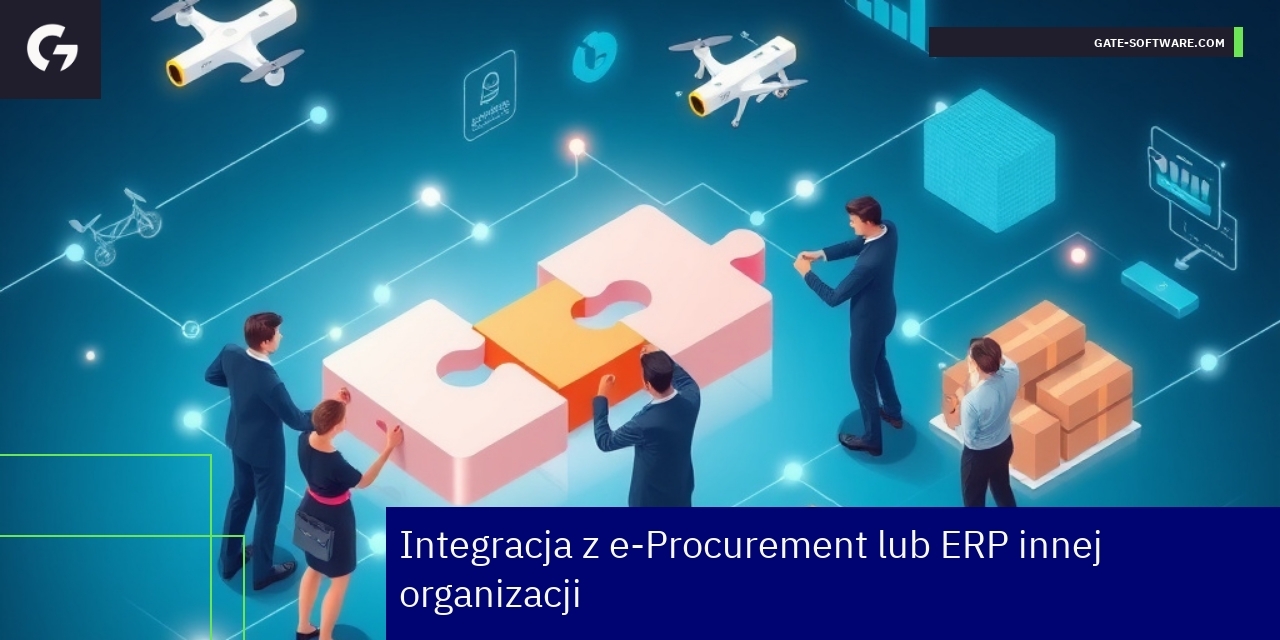 Schemat integracji Magento 2 z systemami ERP e-Procurement
