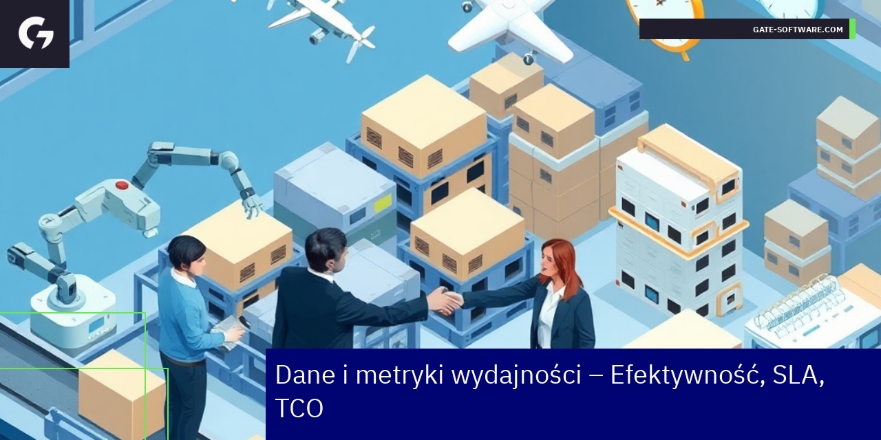 Wykresy i liczby dotyczące efektywności B2B
