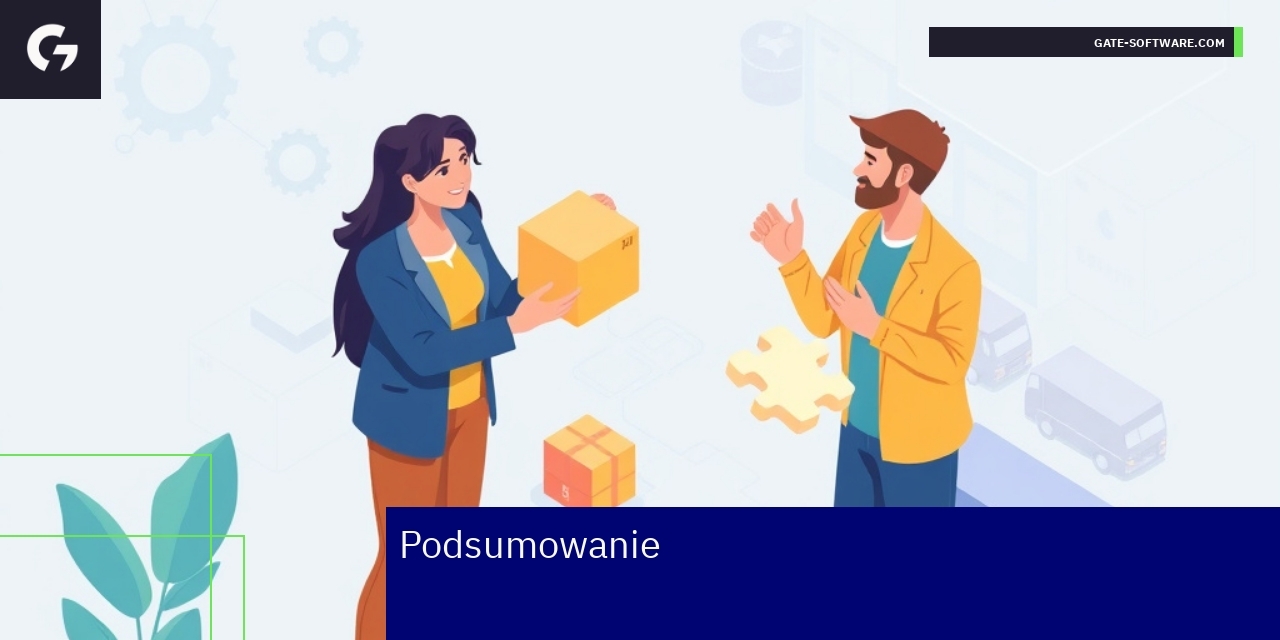 Interfejs platformy B2B na laptopie i wykresy