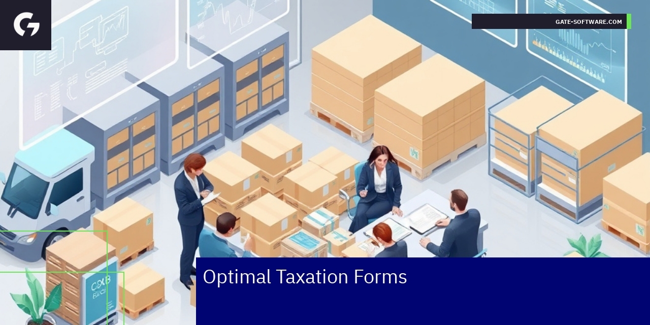 Best Taxation Strategies for B2B Entrepreneurs Businessman choosing taxation options with digital icons