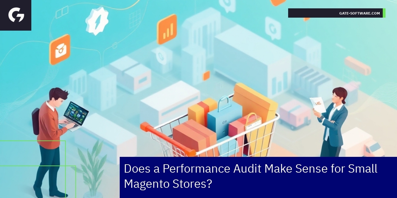 Performance Audit for Small Magento Stores Magento store performance audit process illustration