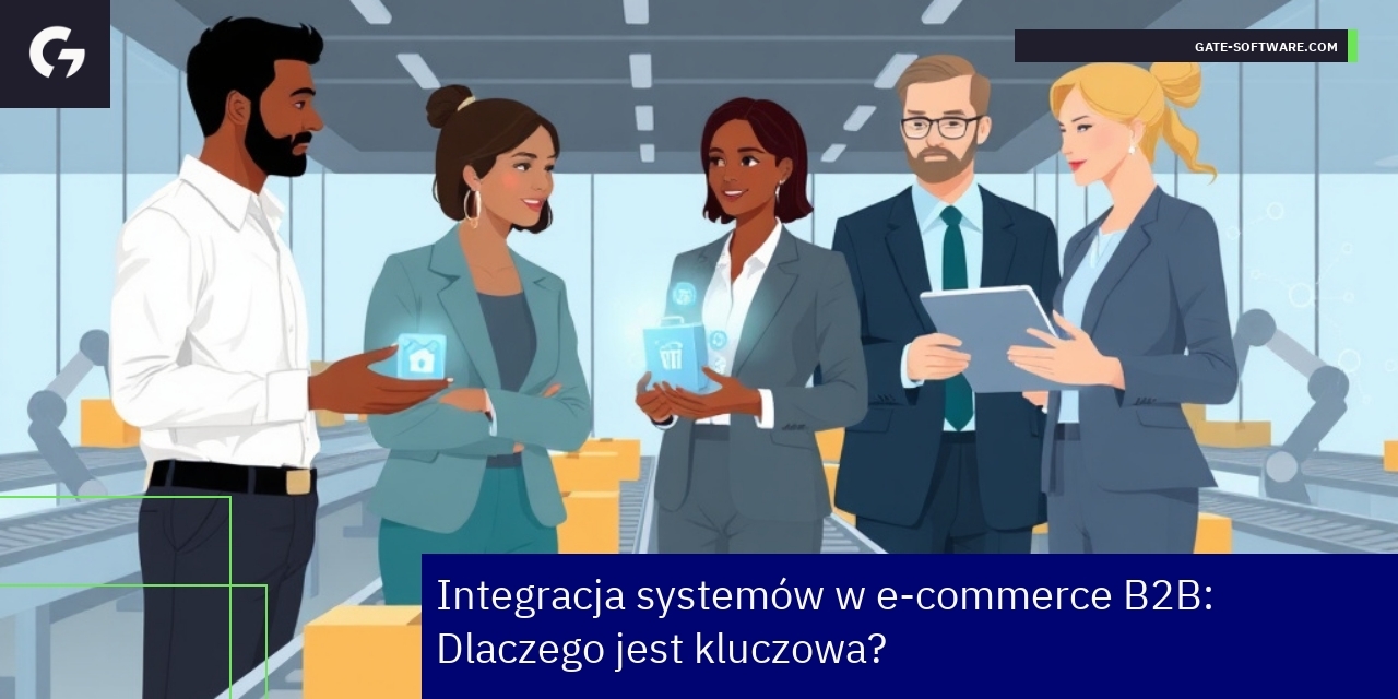 Schemat integracji systemów w e-commerce B2B