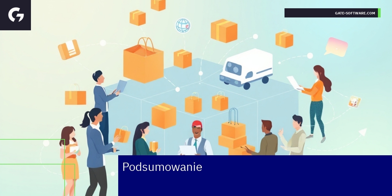 Ilustracja przedstawiająca e-commerce i rozwiązanie Hyva
