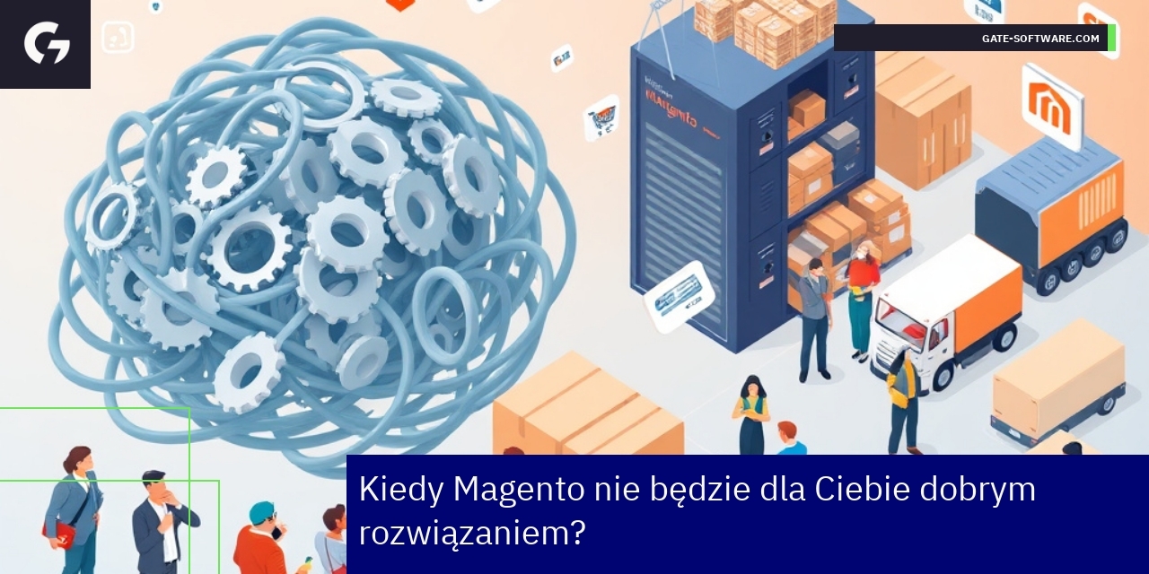 Grafika przedstawiająca ograniczenia platformy Magento