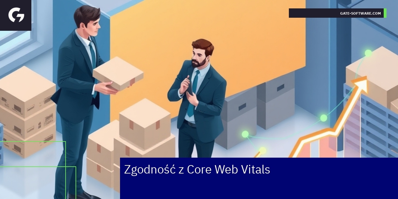 Wykresy i ikony związane z Core Web Vitals