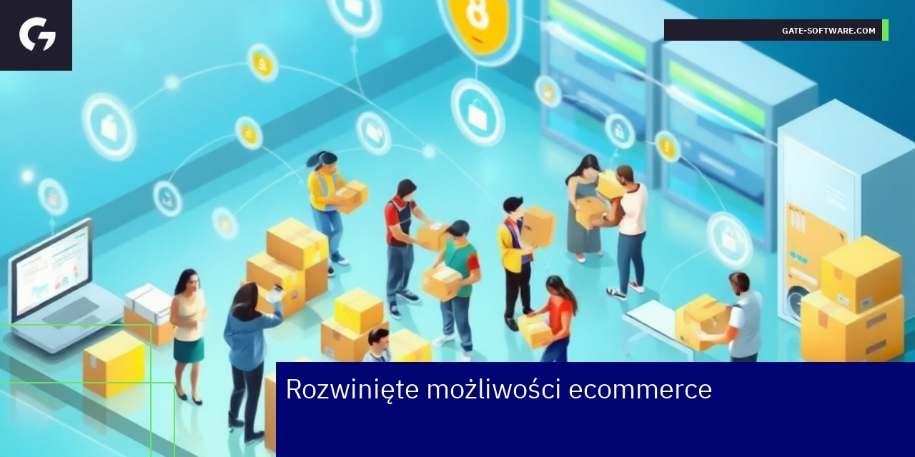 Grafika ilustrująca zalety platformy Magento 2