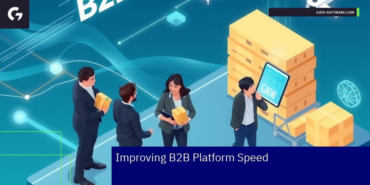 Graphical representation of Magento B2B platform speed factors