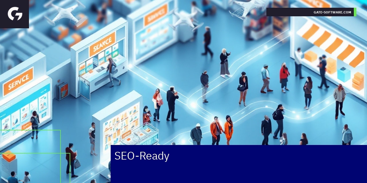 SEO Optimization Through Store Design and UX Diagram of SEO elements in store design and UX