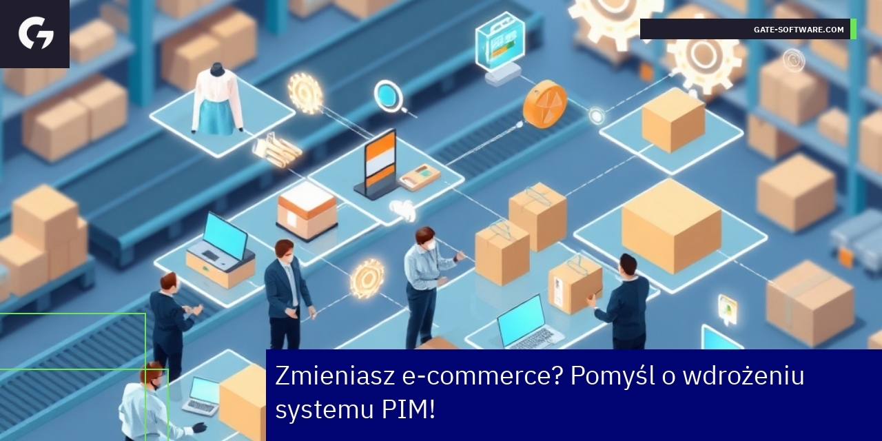 Schemat przedstawiający system PIM i jego zastosowanie