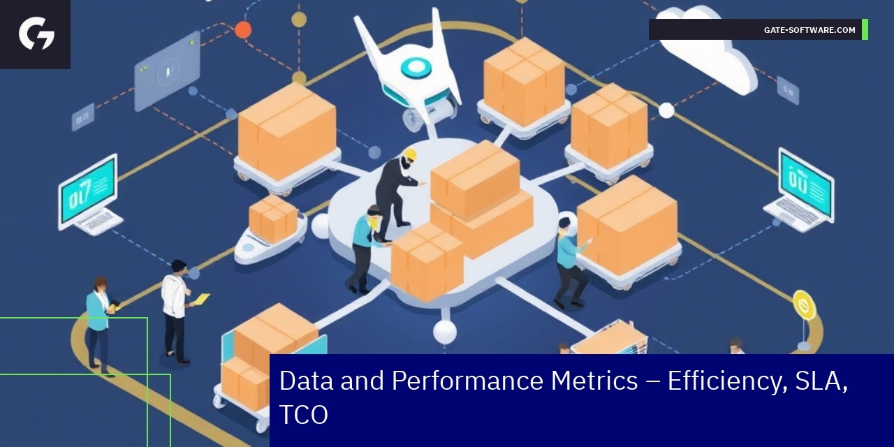 Graph showing B2B project performance metrics