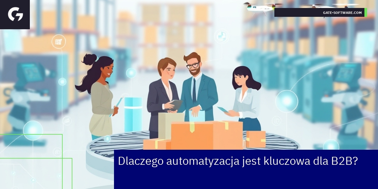 Schemat automatyzacji procesów w biznesie B2B
