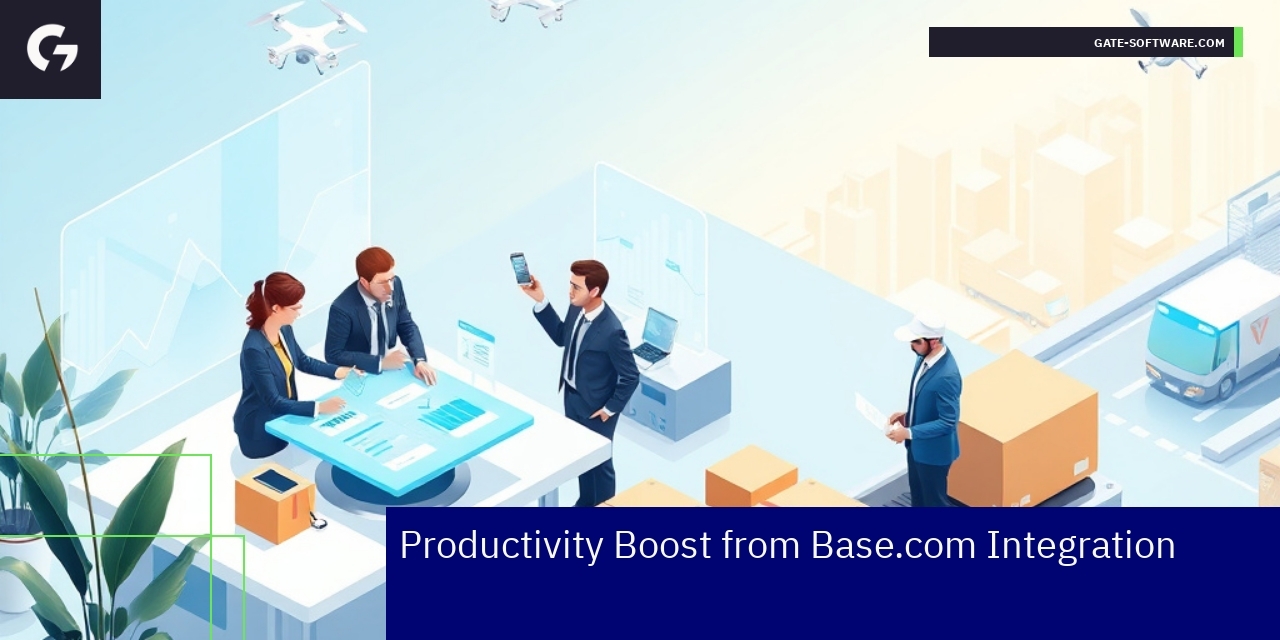 Diagram showing workflow improvement and system integration