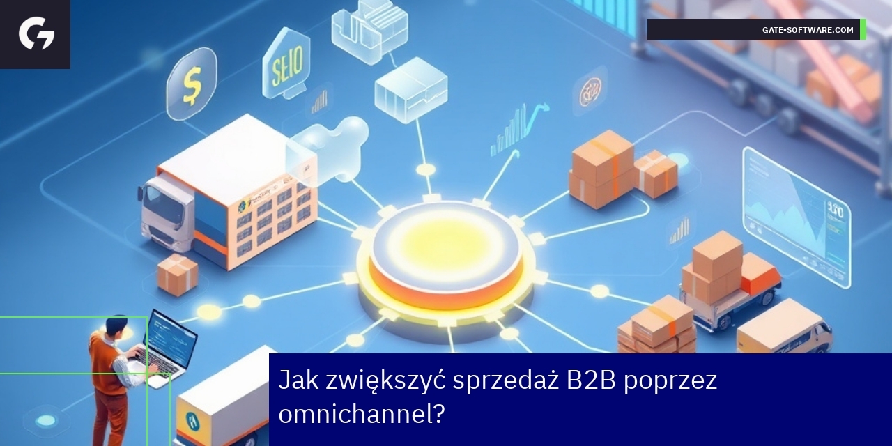 Schemat strategii omnichannel B2B i narzędzia zarządzania