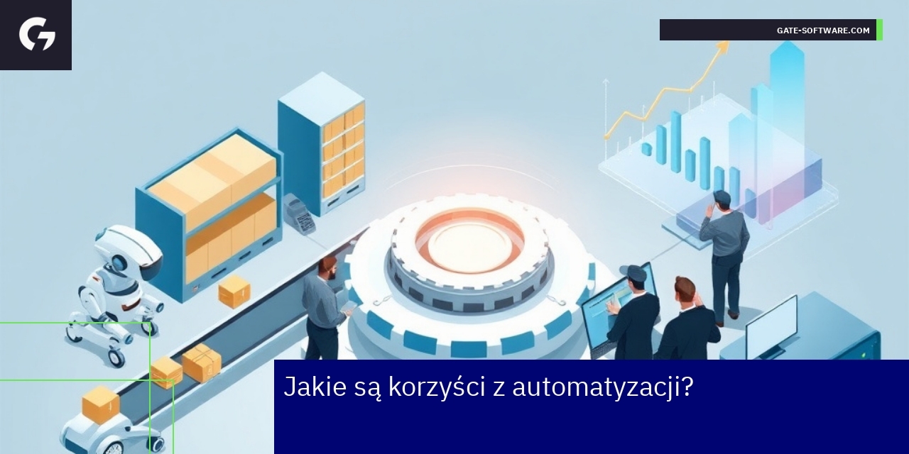 Grafika pokazująca automatyzację procesów biznesowych