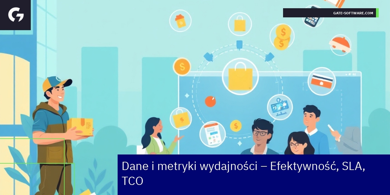 Wykresy i ikony pokazujące efektywność Hyva