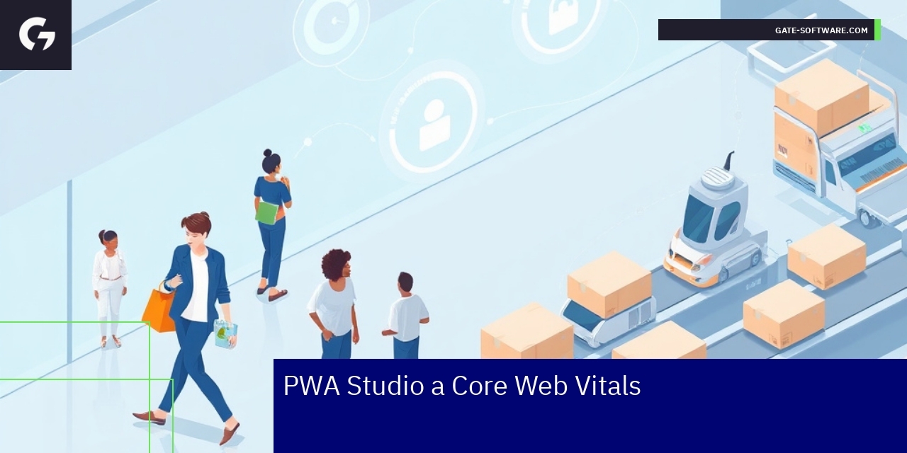 Optymalizacja PWA Studio i Core Web Vitals Schemat PWA Studio i wskaźniki Core Web Vitals