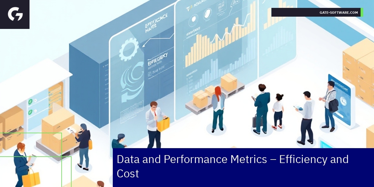 Charts showing B2B performance and cost improvements